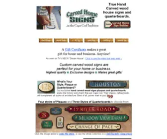 Carvedhomesigns.com(The Modern Woodwright) Screenshot