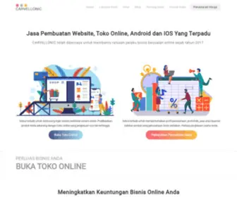 Carvellonic.com(Jasa Pembuatan Website Toko Online atau E) Screenshot