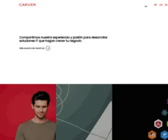 Carver-AS.com(CARVER ADVANCED SYSTEMS Consultoría IT en Barcelona y Madrid Home) Screenshot