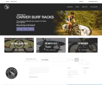 Carverracks.com(Carver Surf Racks) Screenshot