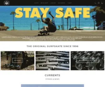 Carverskateboards.com(The original surfskate boards since 1996 with our innovate truck design) Screenshot