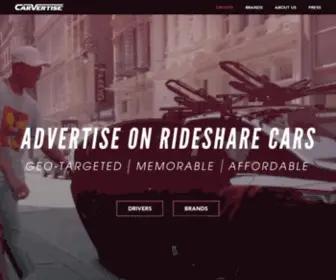 Carvertise.com(Advertise On Uber) Screenshot
