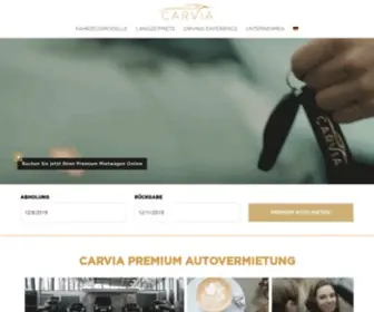 Carvia-Carrental.com(Luxury Car Rental Europe) Screenshot