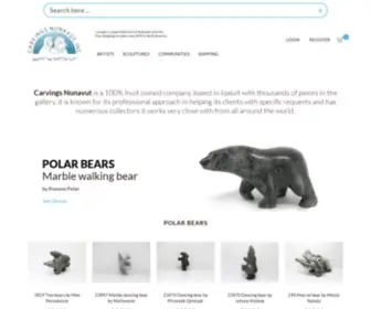 Carvingsnunavut.com(Carvings) Screenshot