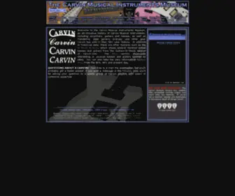 Carvinmuseum.com(Kiesel Guitar Museum) Screenshot