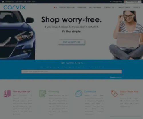 Carvix.com(San Antonio) Screenshot