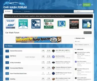 Carwashforum.com(Car Wash Forum) Screenshot