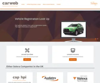 Carwebuk.com(VRM Lookup) Screenshot