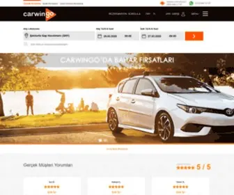 Carwingo.com.tr(Online Araç Kiralama) Screenshot
