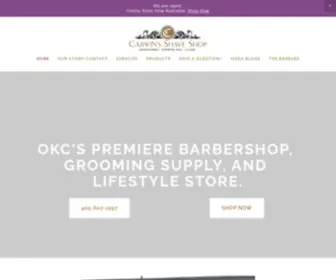 Carwinsshaveshopokc.com(Carwin's Shave Shop) Screenshot