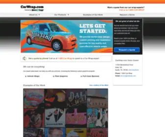 Carwrap.com(Vehicle Wraps and Car Graphics) Screenshot