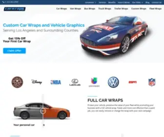 Carwraps.com(Vehicle Wrap Graphics & Car Wraps Service for Los Angeles) Screenshot