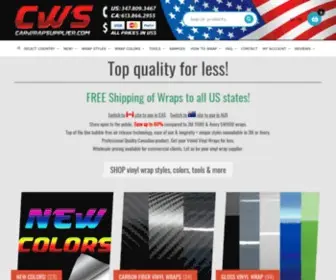 Carwrapsupplier.com(Car Wrap Supplier) Screenshot