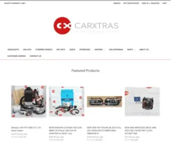 Carxtras.com(Genuine multimedia and comfort solutions for vehicle) Screenshot