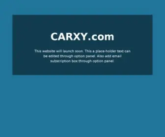 Carxy.com(Jaguar) Screenshot