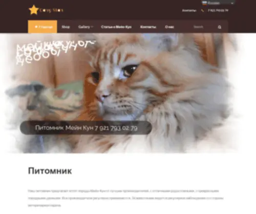 Cary-Star.ru(Питомник Мейн) Screenshot