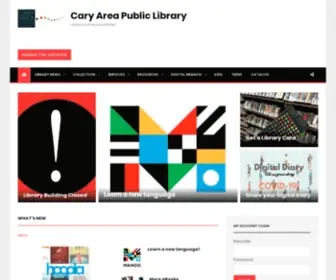 Caryarealibrary.org(Check out the possibilities) Screenshot
