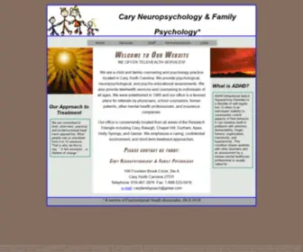 Caryfamilypsychology.com(Cary-Child-Family-Counseling-and-Psychology) Screenshot