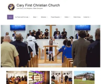 Caryfirst.org(A Light in the Community Seeking to Serve God and Our Neighbors. Sunday Worship @ 10:30AM) Screenshot