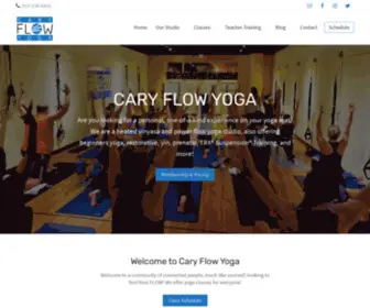 Caryflowyoga.com(Cary Flow Yoga) Screenshot