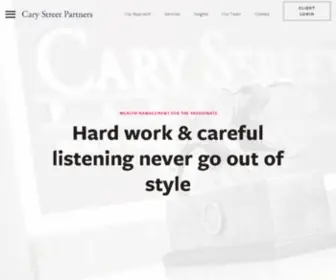 Carystreetpartners.com(Cary Street Partners) Screenshot