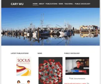 Carywu.com(CARY WU) Screenshot