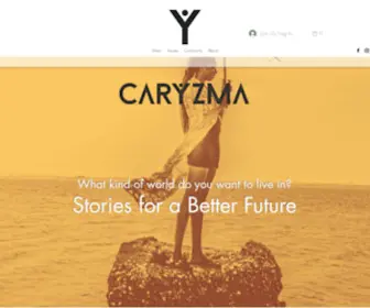 Caryzma.org(CARYZMA Stories for a Better Future) Screenshot