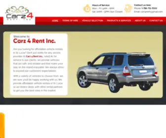 Carz4Rentslu.com(Carz 4 Rent Inc) Screenshot