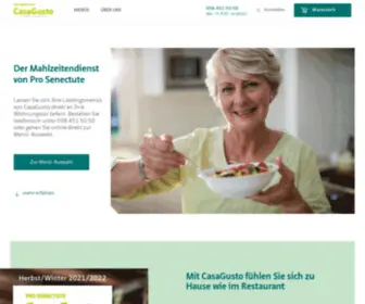 Casa-Gusto.ch(Der praktische Mahlzeitendienst für die Schweiz) Screenshot