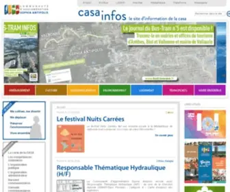 Casa-Infos.fr(Accueil) Screenshot