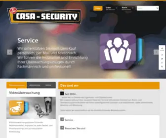 Casa-Security.de(Sicherheitstechnik für Haus) Screenshot