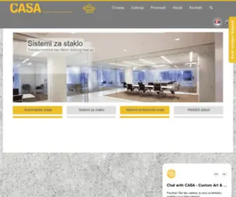 Casa.co.rs(Custom Art & Solutions Alternative) Screenshot
