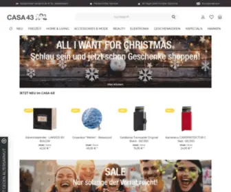 Casa43.de(CASA 43 Onlineshop) Screenshot