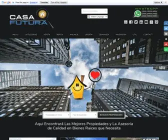 Casa504.com(Casa Futura Bienes Raices) Screenshot