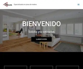 Casaarlon.com.mx(Especializados en pisos de madera) Screenshot