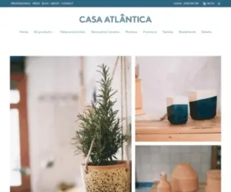 Casaatlantica.es(Atlântica) Screenshot