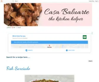 Casabaluartefilipinorecipes.com(Casa Baluarte Filipino Recipes) Screenshot