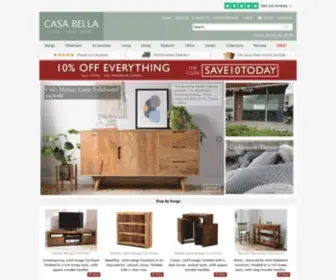 Casabellafurniture.co.uk(Sheesham, Mango & Indian Wood Furniture) Screenshot