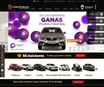 Casabritanica.com.co(Vehículos Renault en Medellín) Screenshot