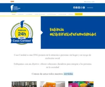 Casacaridad.com(Casa Caridad) Screenshot