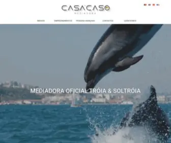 Casacaso.com(Sociedade de Mediação Imobiliária) Screenshot