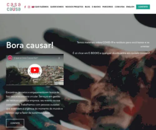 Casacausa.com.br(Casa Causa) Screenshot