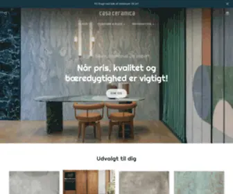 Casaceramica.dk(Fliser) Screenshot