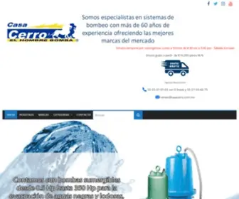 Casacerro.com.mx(Bombas centrifugas) Screenshot