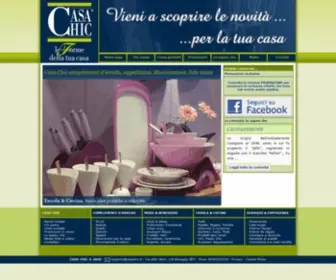 Casachic.it(CASA CHIC vendita complementi d'arredo) Screenshot