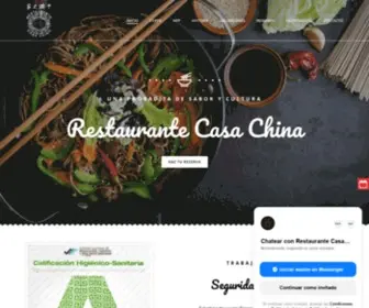 Casachina.com.ec(Restaurante Casa China) Screenshot