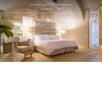 Casacocheradelgobernador.com(Casa Cochera del Gobernador en Cartagena de Indias) Screenshot