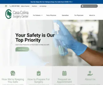 Casacolinasurgerycenter.com(Casa Colina Surgery Center) Screenshot