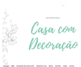 Casacomdecoracao.com.br(Casa Com Decoração) Screenshot