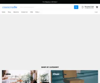 Casacradle.com(Casa Cradle) Screenshot